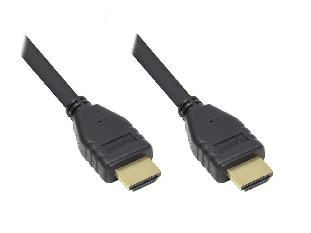 Alcasa GC-M0135 HDMI cable 0.5 m HDMI Type A (Standard) Black