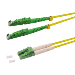 LogiLink FP0EL20 fibre optic cable 20 m E-2000 (LSH) LC OS2 Yellow