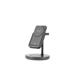 Deltaco QI-1045 mobile device charger Headset, Smartphone, Smartwatch Black USB Wireless charging Indoor