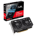 ASUS AMD Radeon DUAL-RX6500XT-O4G-V2  RX 6500 XT V2 OC Edition 4GB GDDR6 with two powerful Axial-tech fans and a 2-slot design
