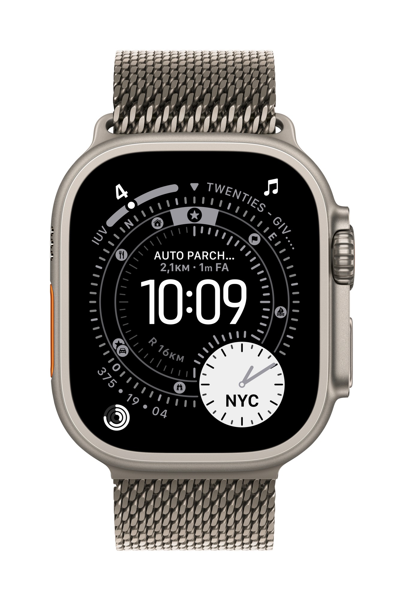 Apple MGHN4ZM/A smart wearable accessory Band Titanium