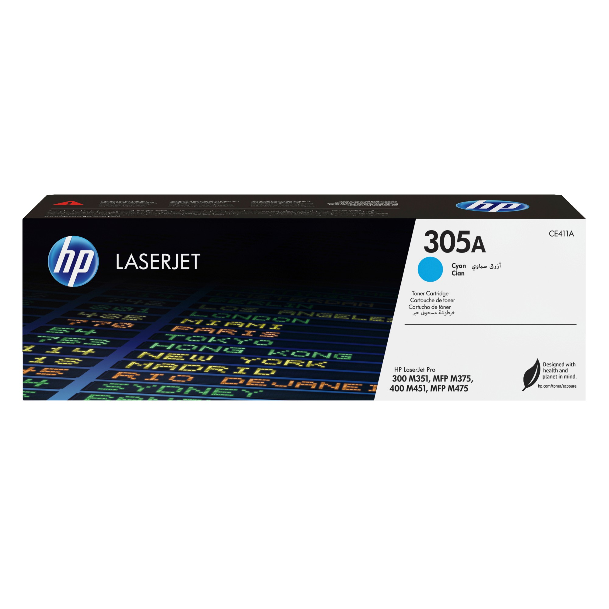 HP CE411A/305A Toner cartridge cyan. 2.6K pages ISO/IEC 19798 for HP L
