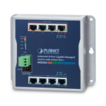 PLANET WGS-804HPT network switch Managed Gigabit Ethernet (10/100/1000) Power over Ethernet (PoE) Black