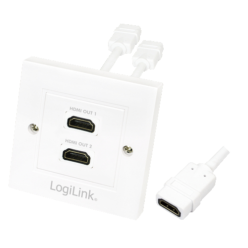 Image of LogiLink AH0015 HDMI cable HDMI Type A (Standard) White
