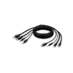 Belkin F1DN2CCBL-MP6T KVM cable Black 1.8 m