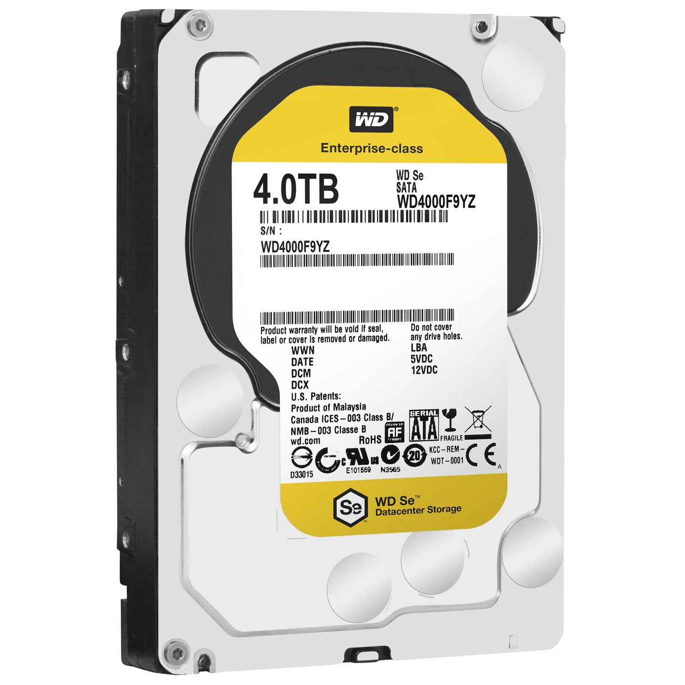 Image of Western Digital 4TB 7200RPM 6GB/s 3.5" HDD