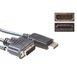 ACT Verloopkabel DisplayPort male naar DVI male 3,00 m