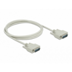 DeLOCK 85976 seriële kabel Beige 2 m Sub-D15