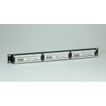 VALUE Cat.5e 19" Patch Panel, 24 Ports, UTP black