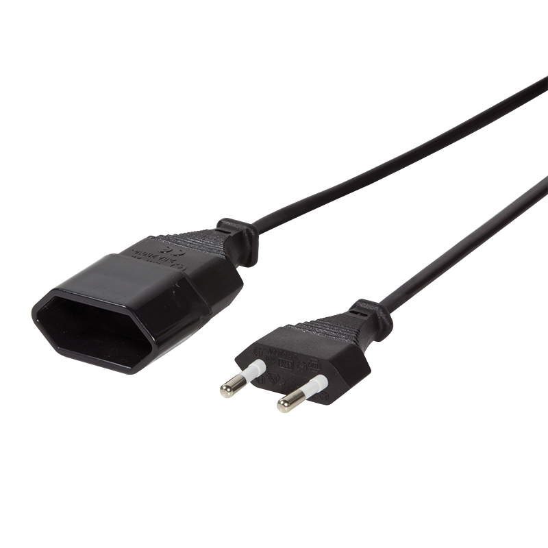 Image of LogiLink 3m, 2xCEE 7/16 Black CEE7/16
