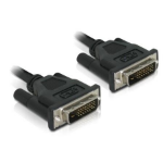 DeLOCK DVI 24+1 Cable 0.5m male/male DVI cable DVI-D Black