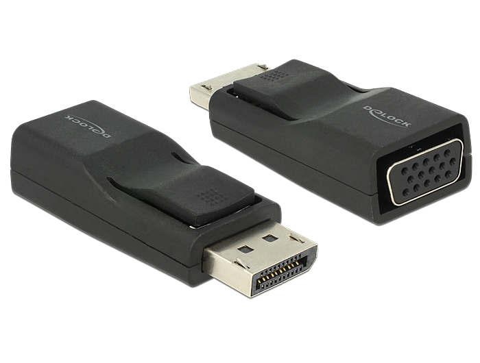Image of DeLOCK Displayport/VGA Black
