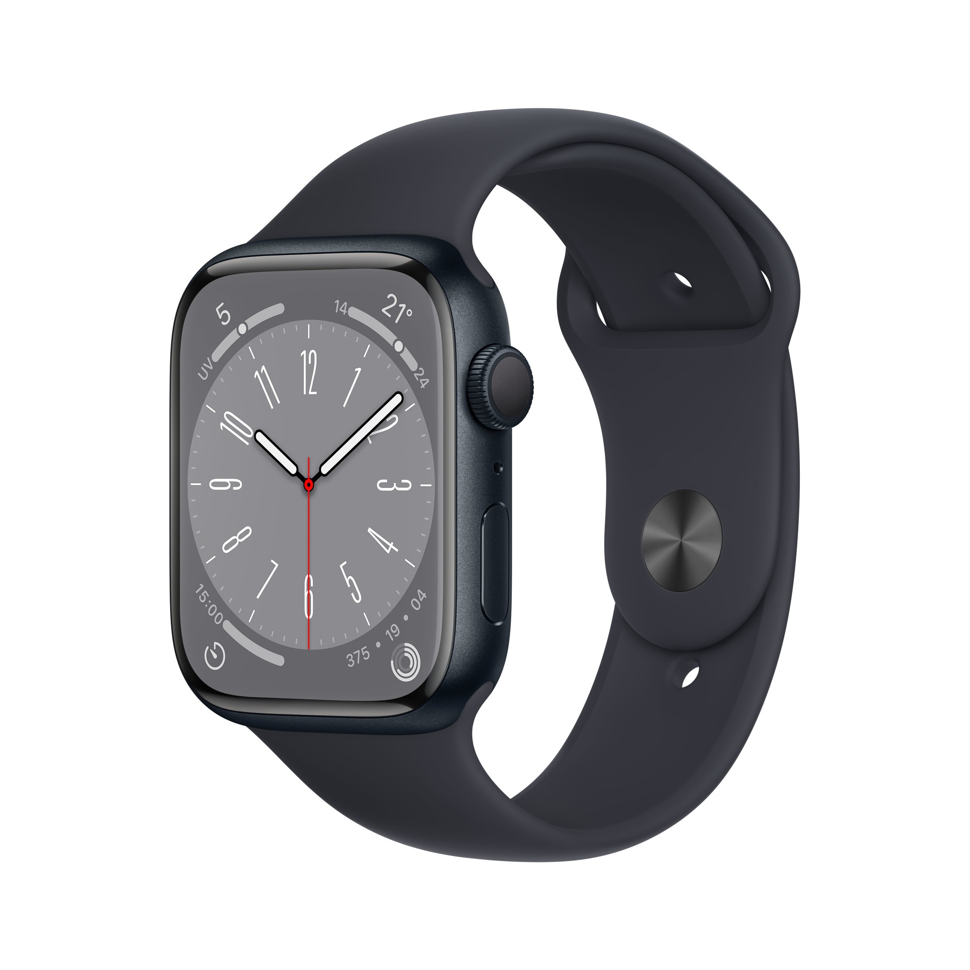 Apple Watch Series 8 OLED 45 mm Svart GPS