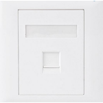 Astrotek CAT5e RJ45 Wall Face Plate 86x86mm 1 Port Socket Kit
