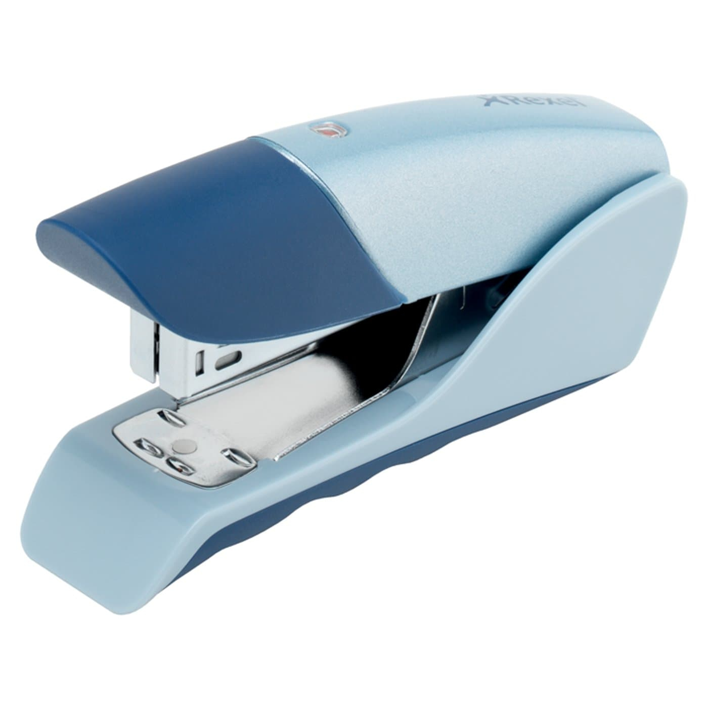 Image of Rexel Gazelle Half Strip Stapler Silver/Blue