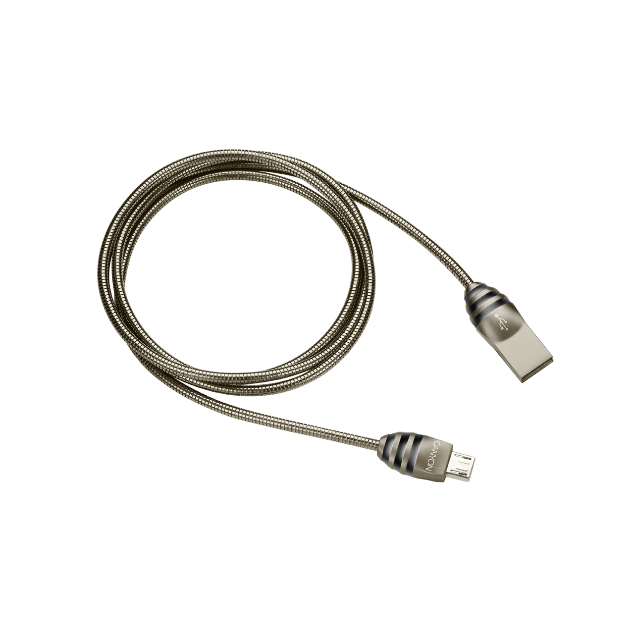 Image of Canyon CA-CNS-USBM5DG USB cable 1 m USB 2.0 USB A Micro-USB B Grey