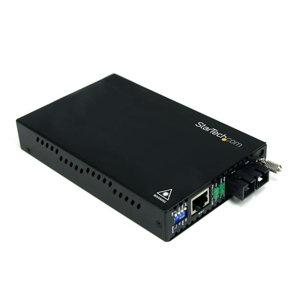 Image of StarTech.com 10/100 Mbps Multi Mode Fiber Media Converter SC 2 km