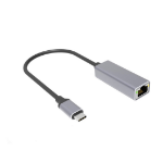 Konix 20cm USB 3.1 Type-C Male to Female Ethernet Adapter