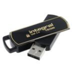 Integral 16GB Secure 360 Encrypted USB 3.0 USB flash drive USB Type-A 3.2 Gen 1 (3.1 Gen 1) Black, Gold