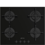 Smeg Universal PV264B hob Black Built-in 60 cm Gas 4 zone(s)