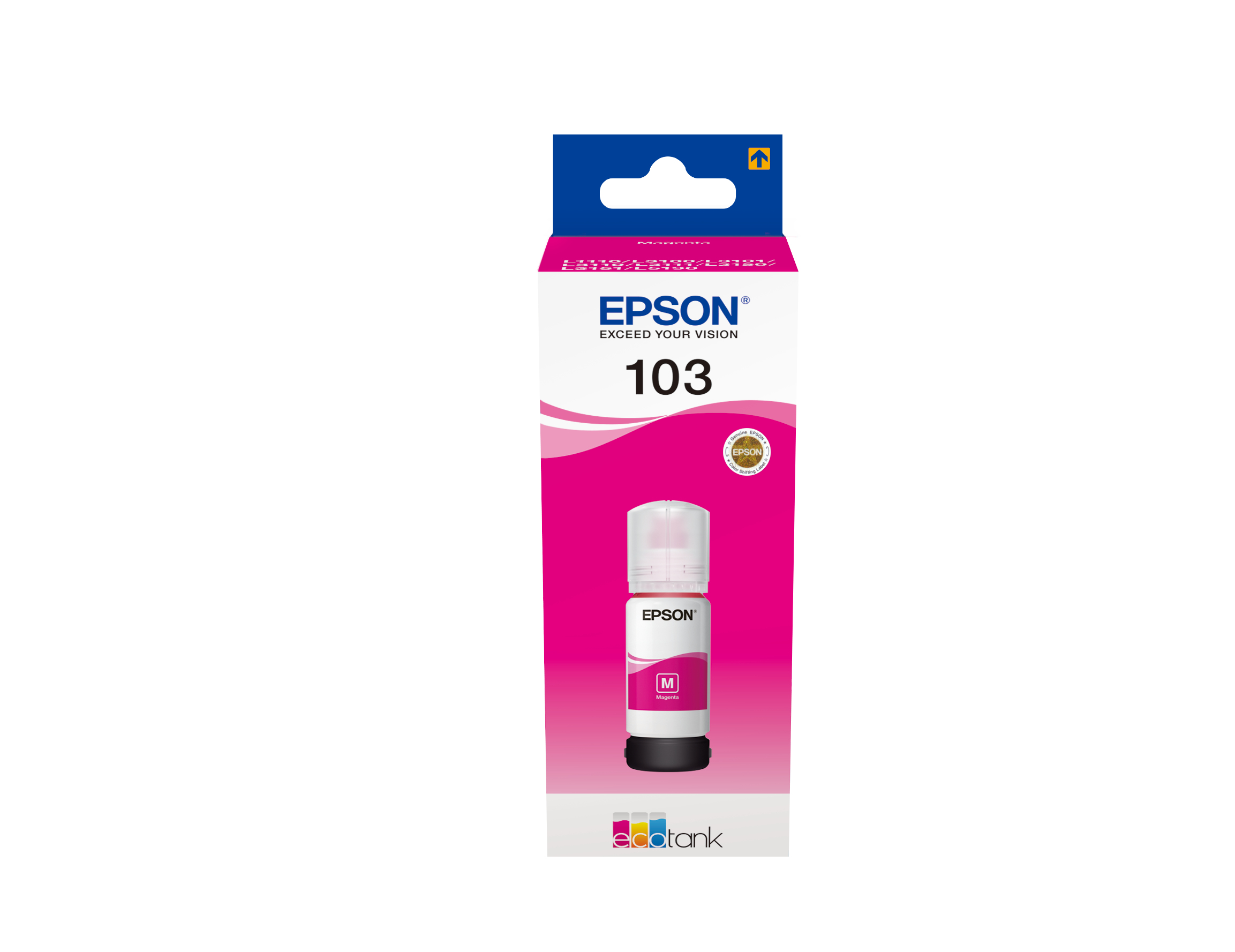 Image of Epson C13T00S34A/103 Ink bottle magenta, 4.5K pages 70ml for Epson...