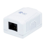 Monoprice 7092 network junction box Cat6 White