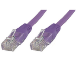 Image of Microconnect 0.3m Cat6 RJ-45 networking cable Purple U/UTP (UTP)