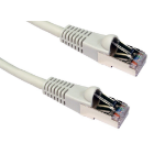 Cables Direct 2m CAT6a, M - M networking cable Grey S/FTP (S-STP)