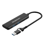 Simplecom CH385 SuperSpeed USB-A and USB-C 4-Port Combo Hub USB 3.2 Gen 1 (2x USB-A and 2x USB-C Ports)