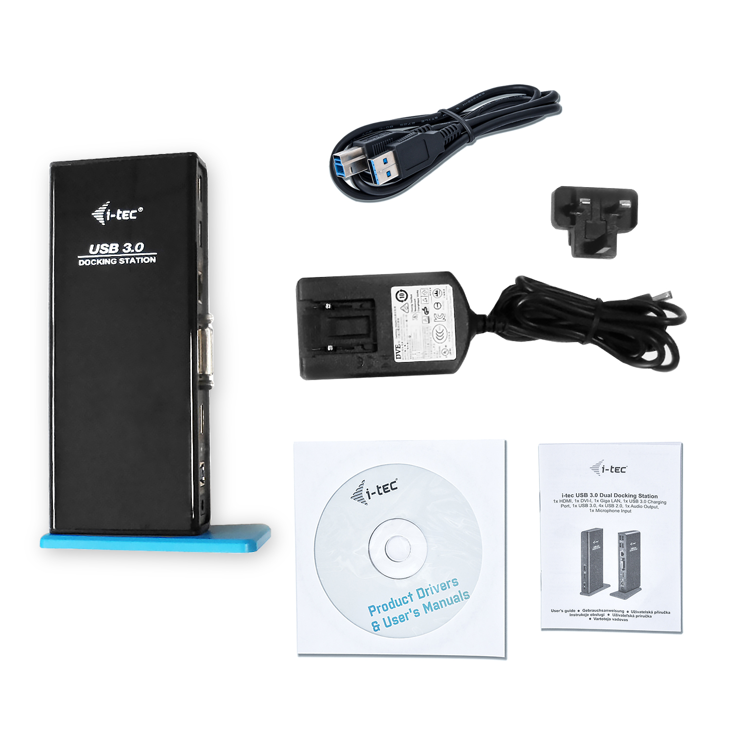 i-tec USB 3.0 Dual Docking Station i-tec USB 3.0 Dual Docking Station
