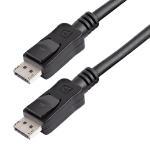 StarTech.com 50ft (15m) DisplayPort Cable - 1920 x 1200p - Displayport to Displayport Cable - DP to DP Cable for Monitor - DP Video/Display Cord - Latching DP Connectors - HDCP & DPCP