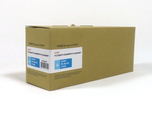 Image of DATA DIRECT Utax PK5012C PC3560 3565 Toner Cyan Compatible 1T02NSCUT0