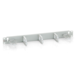 Equip 19" Rack Mount Cable Management Panel, Light Grey (RAL 7035)