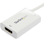 StarTech.com USB-C naar HDMI video adapter met USB Power Delivery 4K 60Hz wit