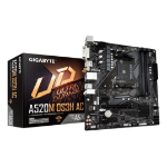 GIGABYTE A520M DS3H AC Motherboard - AMD Ryzen 5000 Series CPUs, 5+3 Phases VRM, up to 4733MHz DDR5 (OC), 1xPCIe 3.0 M.2, GbE LAN, WIFI 5, USB 3.2 Gen 1