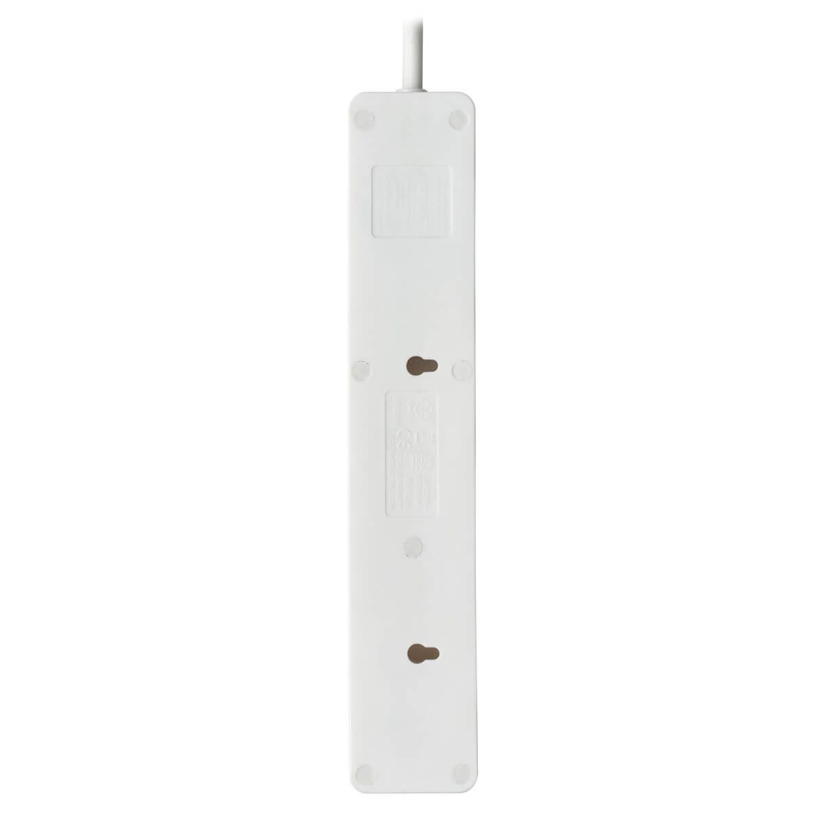 Tripp Lite 4-Outlet Power Strip - British BS1363A Outlets, 220-250V AC, 13A, 1.8 m Cord, BS1363A Plug, White