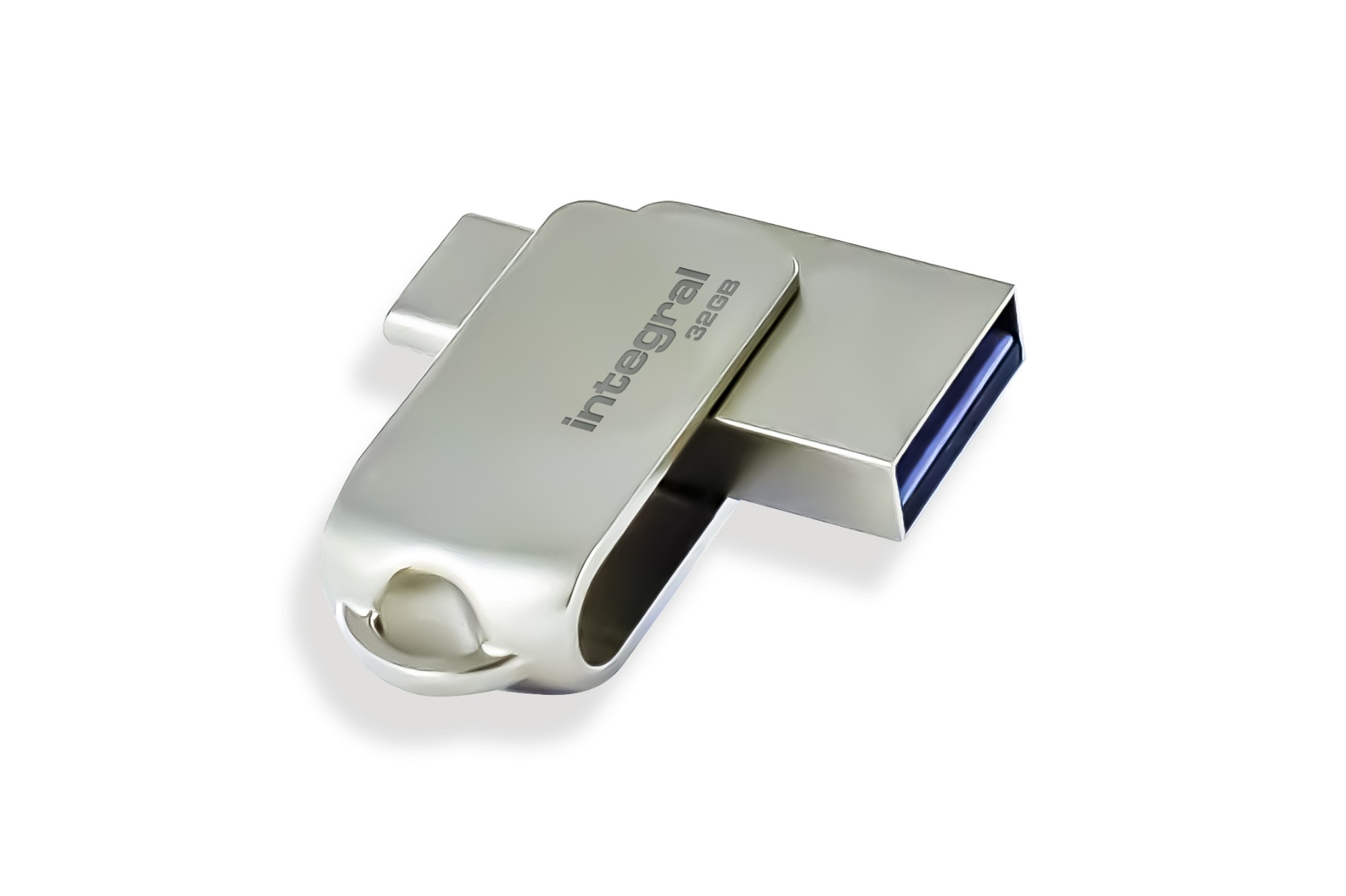 Integral 32Gb Usb3.0 Drive 360-C Dual Type-C Metal Up To R-150 W-30 Mb