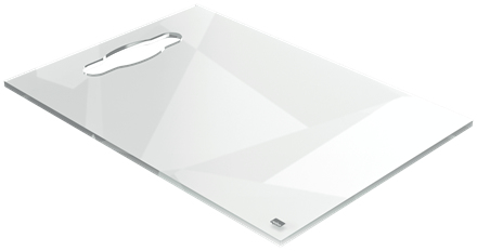 Nobo A4 Transparent Acrylic Mini Whiteboard Desktop Notepad 1915613