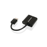 iogear GVC311 video kabel adapter HDMI Type A (Standaard) VGA (D-Sub) + 3.5mm Zwart