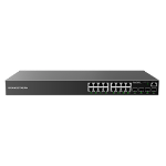 Grandstream Networks GWN7802P network switch Managed L2+ Gigabit Ethernet (10/100/1000) Power over Ethernet (PoE) 2U Black