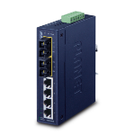 PLANET ISW-621T network switch Unmanaged L2 Fast Ethernet (10/100) Blue