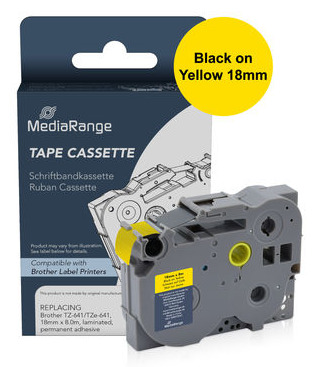 MediaRange Plastic tape cassette. for label printers using Dymo® 91222