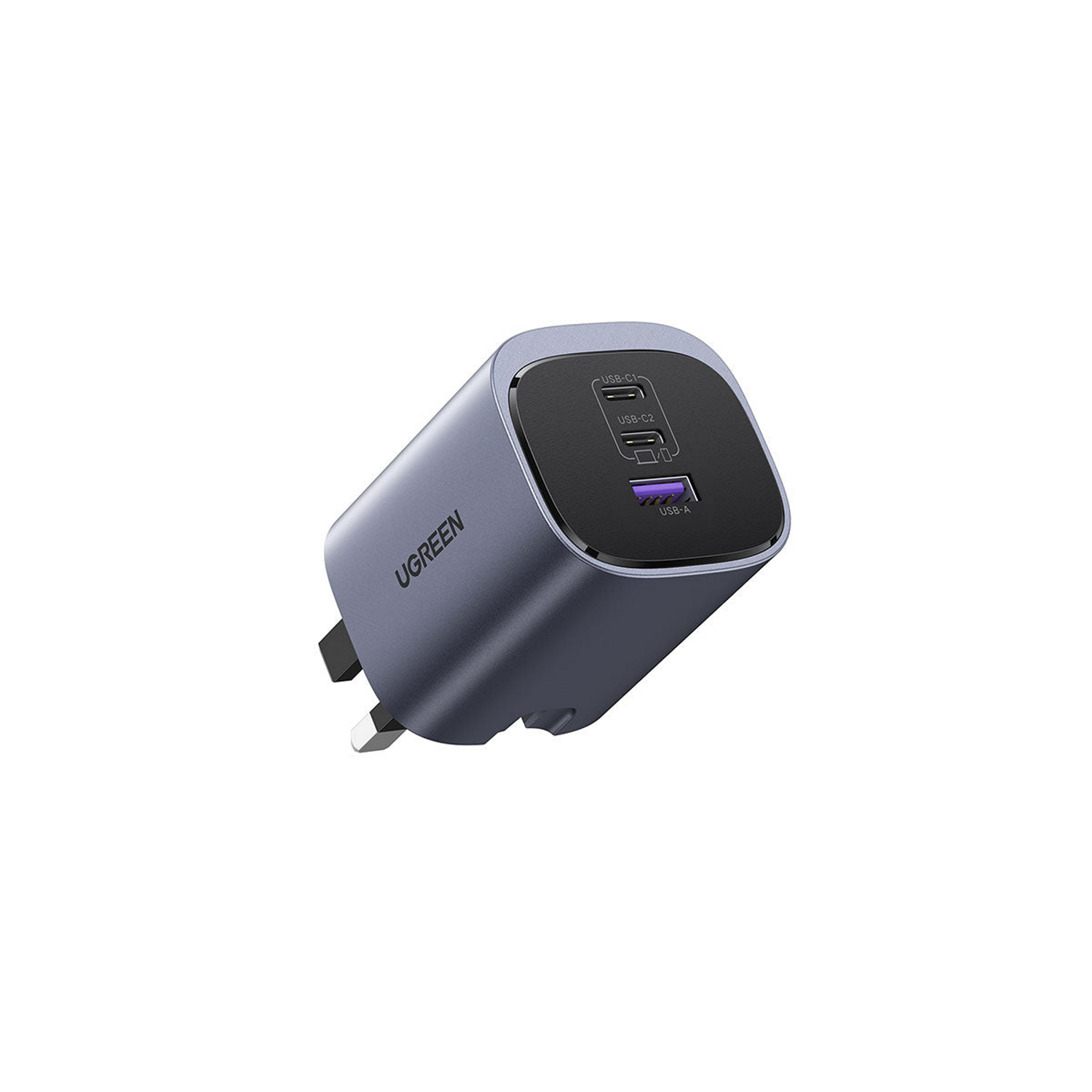 Ugreen 65W 3-Port GaN Charger - Grey