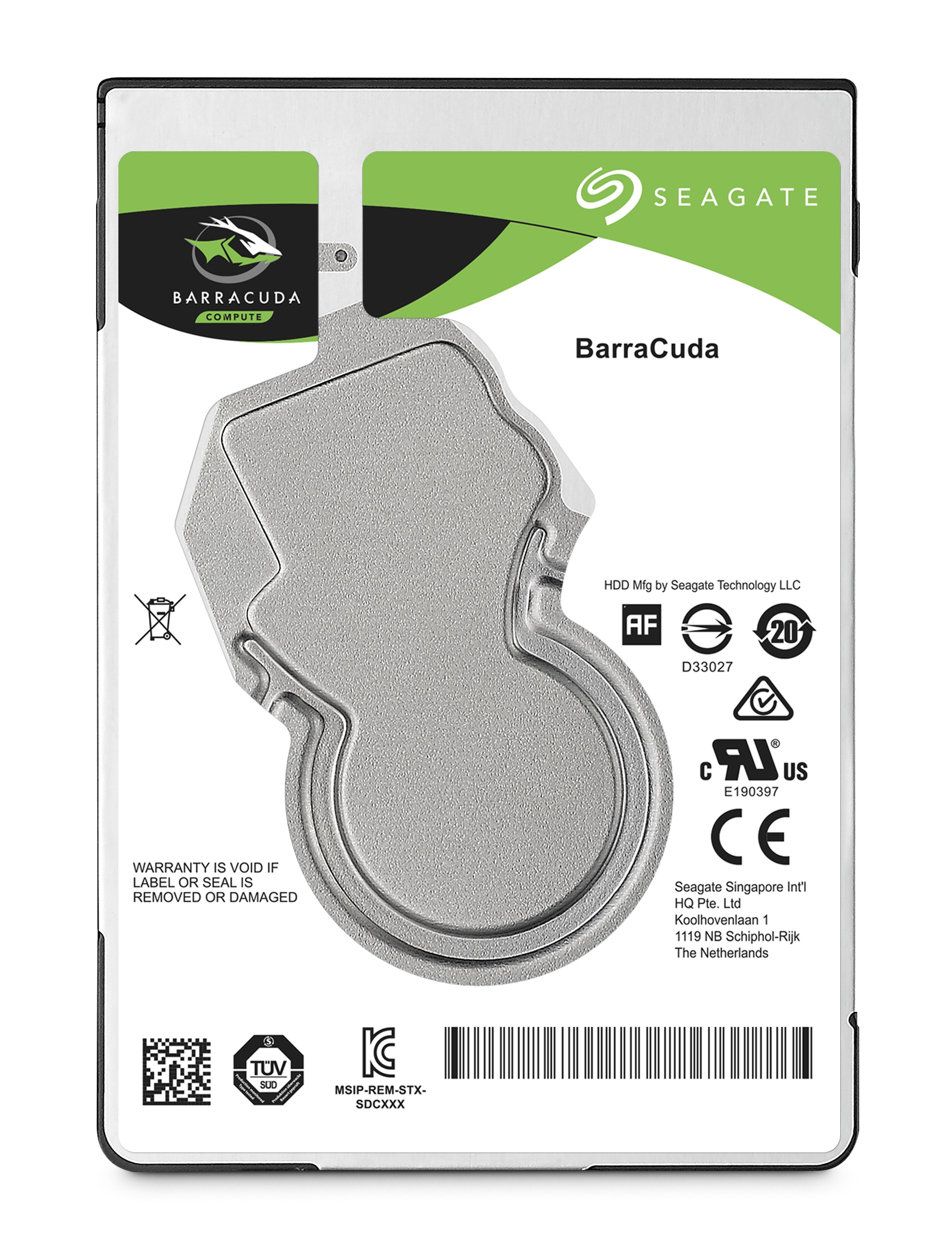 Image of Seagate Barracuda ST4000LM024 internal hard drive 2.5" 4 TB Serial...