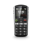 Emporia emporiaSIMPLICITY 5.08 cm (2") 90 g Black, Silver Senior phone