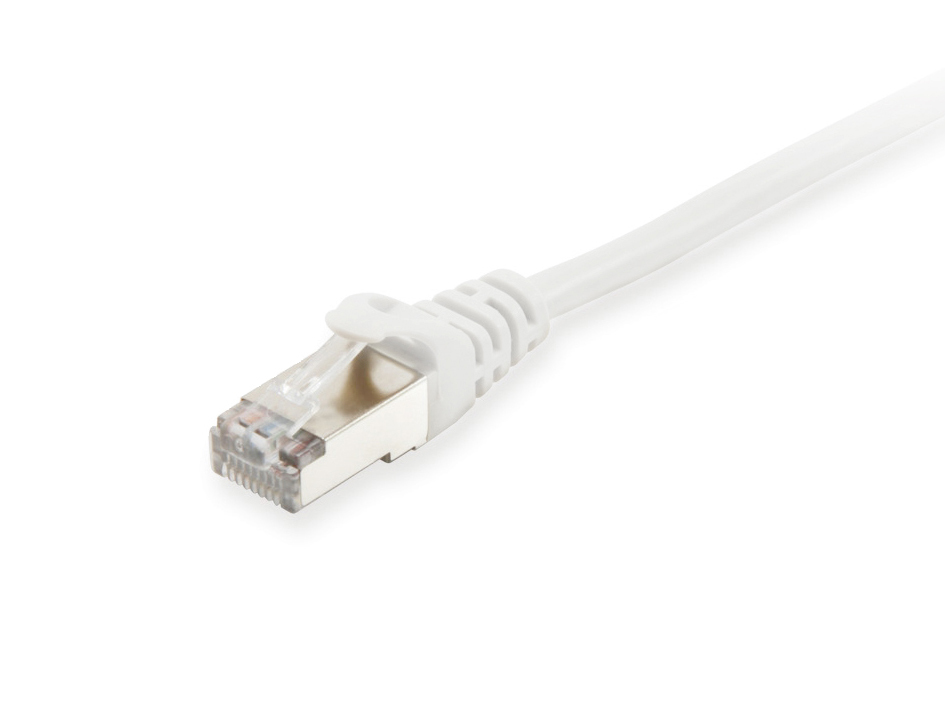 Photos - Cable (video, audio, USB) Equip Cat.6 S/FTP Patch Cable, 1.0m, White, 40pcs/set 635510 