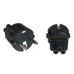 Microconnect PECEEC5AD power plug adapter Type F Black