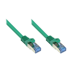 Alcasa Cat6a 25m netwerkkabel Groen S/FTP (S-STP)