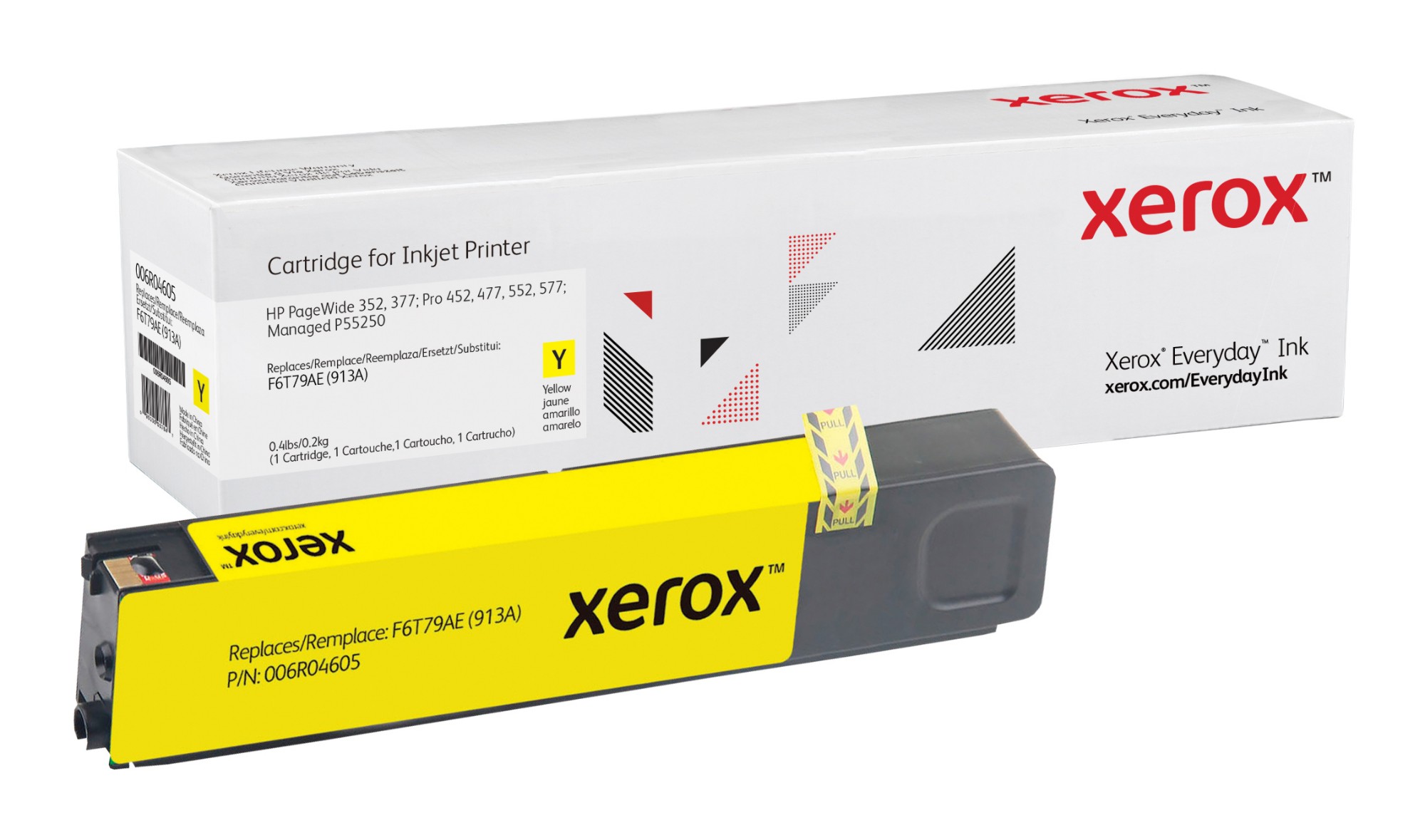 Xerox 006R04605 Ink cartridge yellow, 3K pages (replaces HP 913A) for HP PageWide P 55250/Pro 352/Pro 452/Pro 477