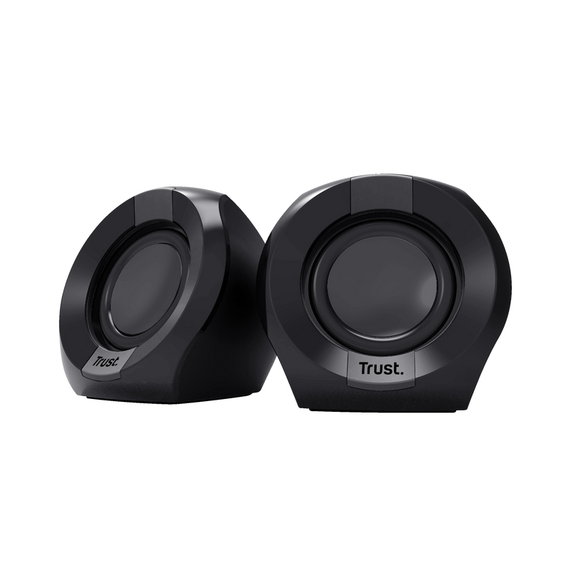 Trust Polo compact speakers 2.0 USB powered 3.5mm aux 8W 4W RMS black for PC - Image 5